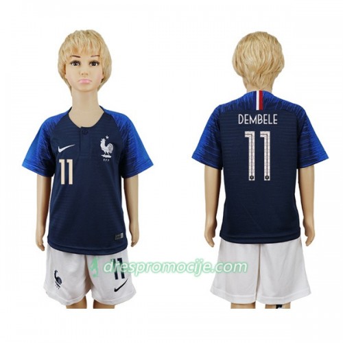 Francuska Dres Dembele 11 Dječji Domaći Svjetsko prvenstvo 2018 Francuska Dres Dembele 11 Dječji Domaći Svjetsko prvenstvo 2018